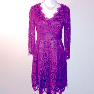 Stunning red and maroon Eliza j dress